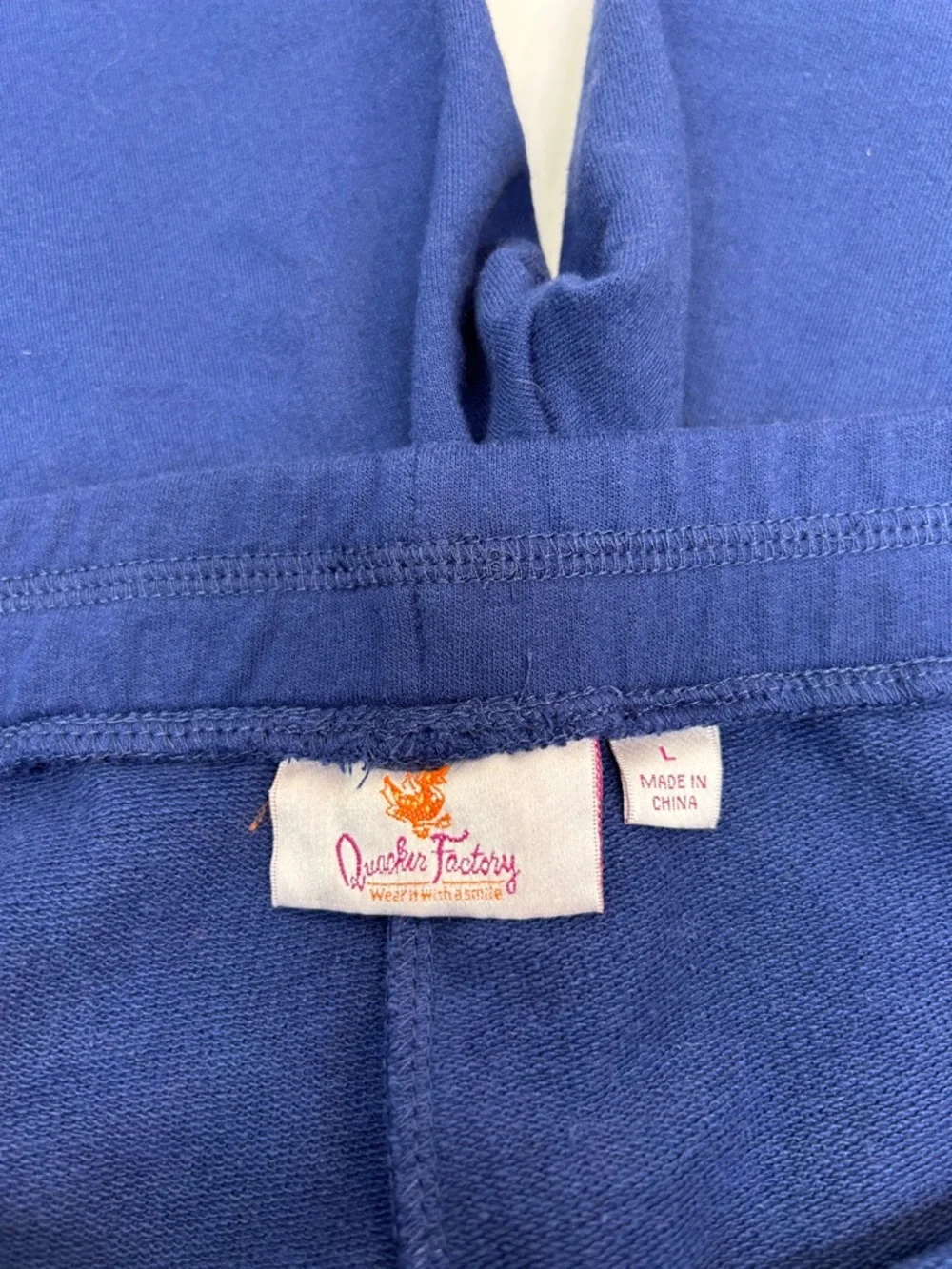 Quacker Factory Royal Blue Two-Piece Top and Pants with Rhinestone Matching Set - Picture 13 of 14